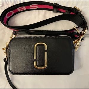 Marc Jacobs Snapshot Leather Crossbody Bag